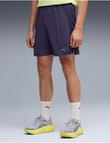 Puma Run Velocity 7" Short, Plum product photo View 02 S