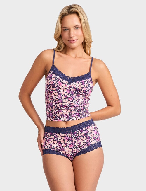 Jockey Parisienne Cotton Full Brief, Fiesta Flora product photo View 03 L