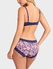 Jockey Parisienne Cotton Boyleg Brief, Fiesta Floral product photo View 02 S