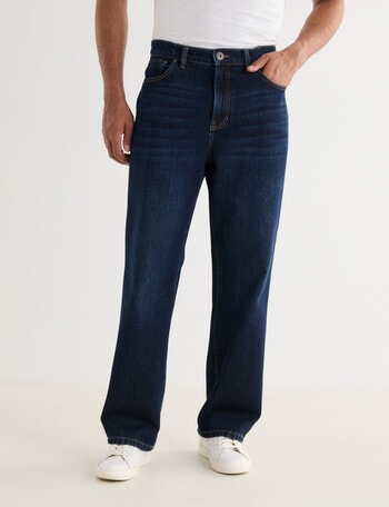 Gasoline Straight Leg Jean, Indigo product photo