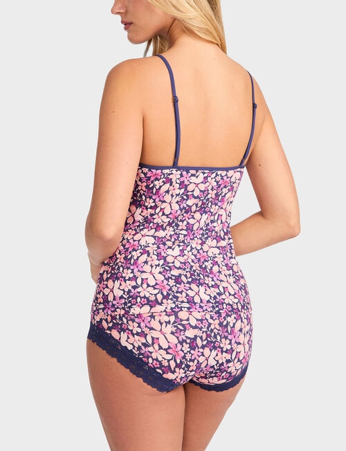 Jockey Parisienne Cotton Cami, Fiesta Floral product photo View 02 L