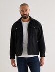 Gasoline Wool Blend Jacket, Black product photo