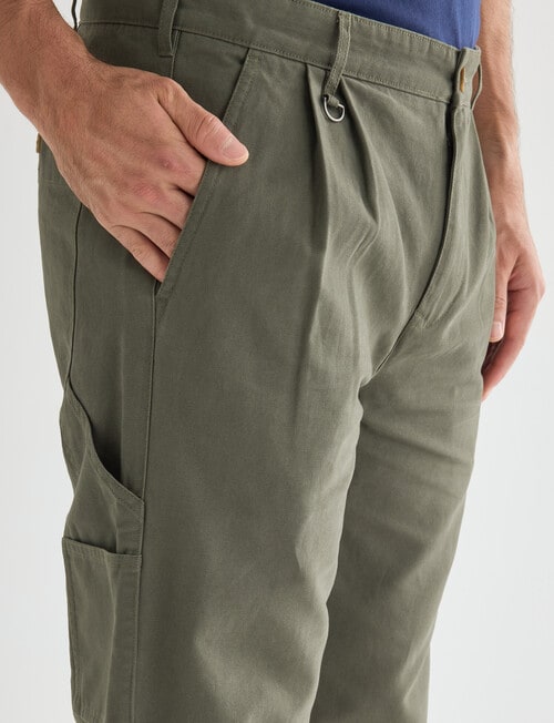 Gasoline Carpenter Straight Leg Pant, Khaki product photo View 04 L