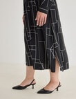 Studio Curve Shirt Dress, Black & White product photo View 06 S