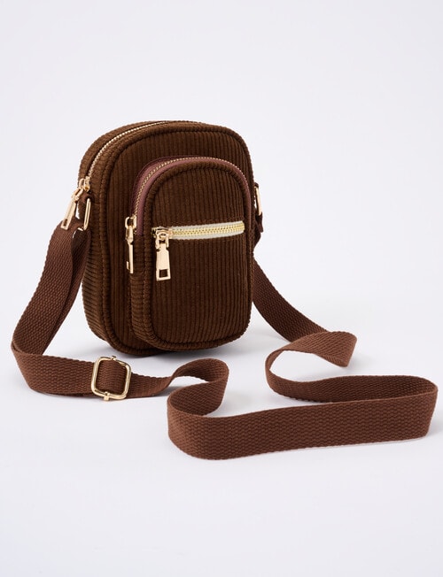 Zest Cord Maisie Bag, Chocolate product photo