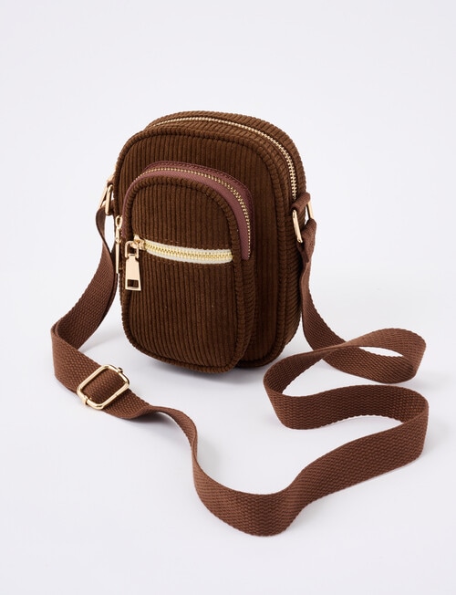 Zest Cord Maisie Bag, Chocolate product photo View 03 L