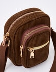 Zest Cord Maisie Bag, Chocolate product photo View 05 S