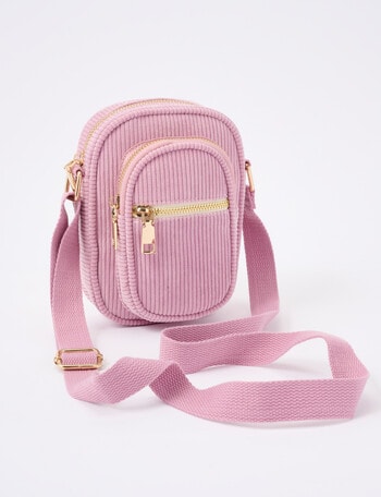 Zest Cord Maisie Bag, Dusty Pink product photo