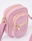 Zest Cord Maisie Bag, Dusty Pink product photo View 05 S