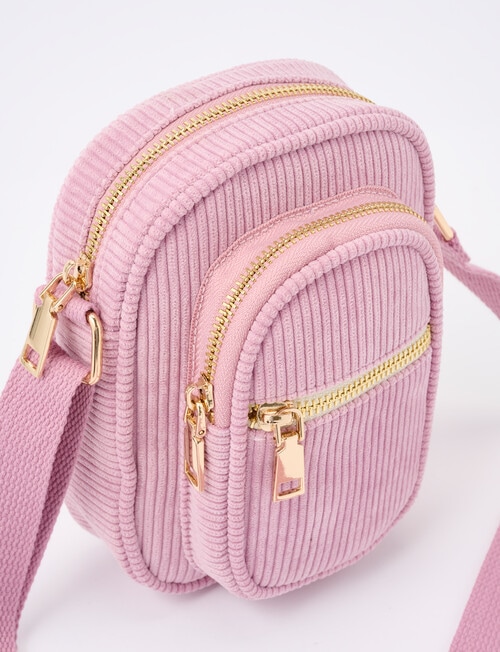 Zest Cord Maisie Bag, Dusty Pink product photo View 05 L