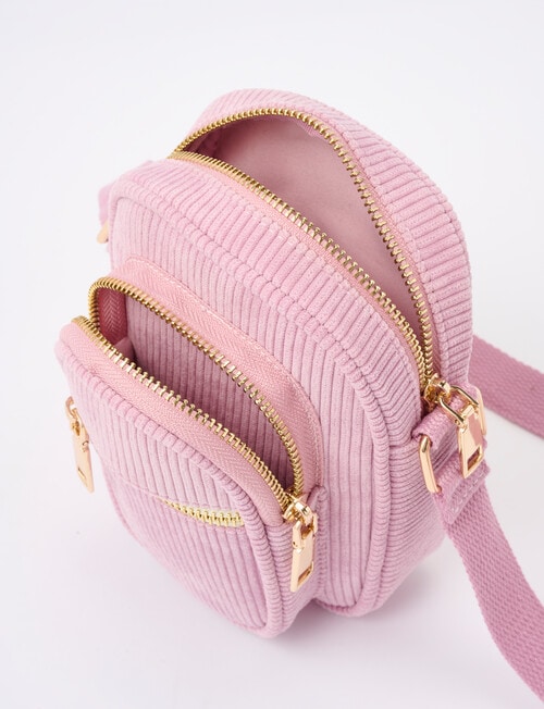 Zest Cord Maisie Bag, Dusty Pink product photo View 06 L