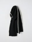 Boston + Bailey Blanket Stitch Scarf, Black & Ecru product photo