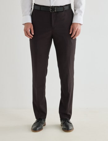 Laidlaw + Leeds Tailored Pant, Chocolate product photo