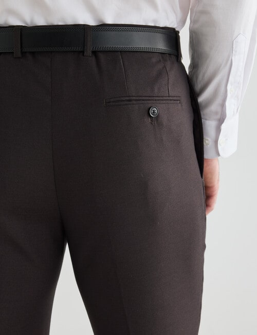 Laidlaw + Leeds Tailored Pant, Chocolate product photo View 05 L