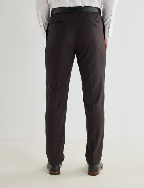 Laidlaw + Leeds Tailored Pant, Chocolate product photo View 02 L