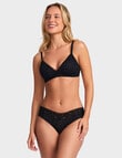 Jockey Lacette Bra, Black product photo View 03 S