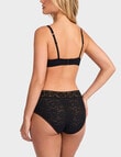 Jockey Lacette Full Brief, Black product photo View 02 S