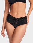 Jockey Lacette Full Brief, Black product photo