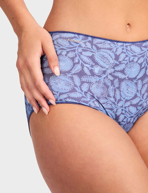 Jockey No Panty Line Promise Smooth Full Brief, Zinnia product photo View 04 L