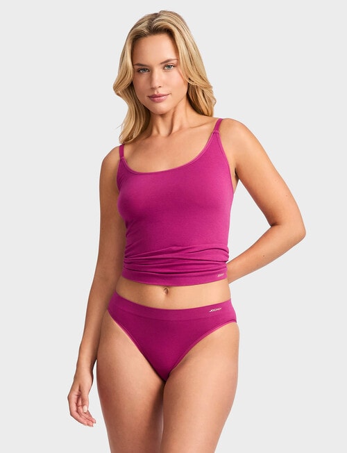 Jockey Skimmies Modal Bikini Brief, Boysenberry product photo View 03 L
