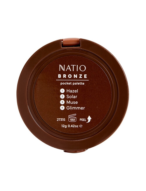 Natio Pocket Palette, Bronze, 12g product photo View 08 L