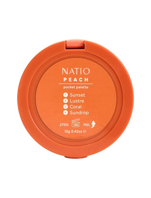 Natio Pocket Palette, Peach, 12g product photo View 07 L