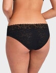 Jockey Lacette Bikini Brief, Black product photo View 02 S