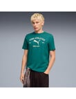 Puma Class Graphic Puma Tee, Green product photo View 02 S