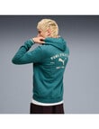 Puma Class Graphic Puma Hoodie, Green product photo View 02 S