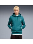 Puma Class Graphic Puma Hoodie, Green product photo View 03 S