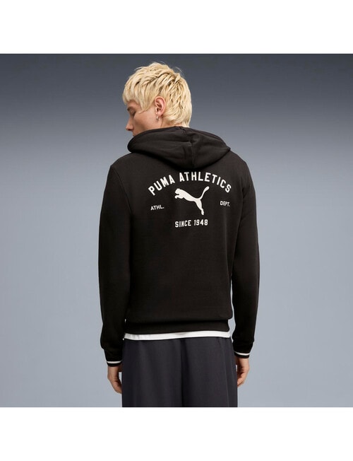 Puma Class Graphic Puma Hoodie,Black product photo View 02 L