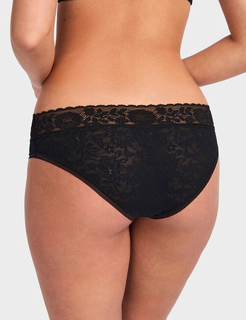 Jockey Lacette Bikini Brief, Black product photo View 02 L