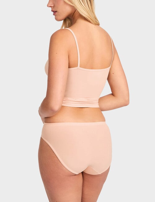 Jockey End Stretch Bikini Brief, Sweet Taffy product photo View 02 L