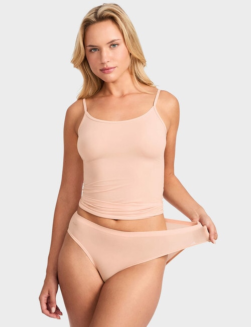 Jockey End Stretch Bikini Brief, Sweet Taffy product photo View 05 L