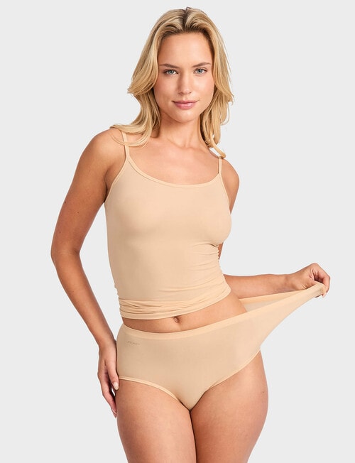 Jockey End Stretch Full Brief, Toasted Almond product photo View 03 L
