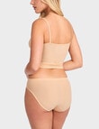 Jockey End Stretch Bikini Brief, Toasted Almond product photo View 02 S