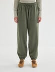 Zest Lounge Brushed Jogger, Beetle Green product photo