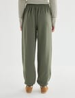 Zest Lounge Brushed Jogger, Beetle Green product photo View 02 S