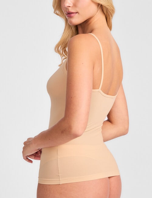 Jockey End Stretch Cami, Toasted Almond product photo View 02 L