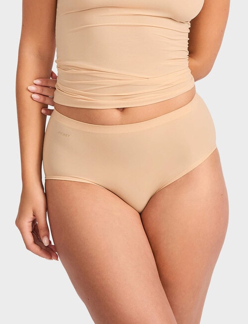 Jockey End Stretch Full Brief, Toasted Almond product photo
