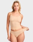 Jockey End Stretch Gee Brief, Toasted Almond product photo