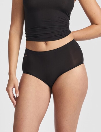 Jockey End Stretch Full Brief, Black product photo