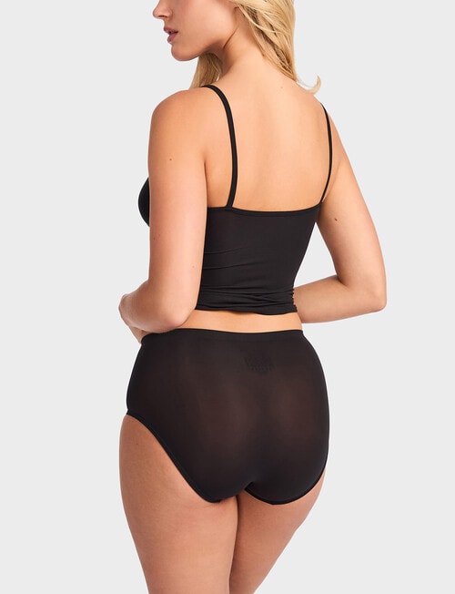 Jockey End Stretch Full Brief, Black product photo View 02 L
