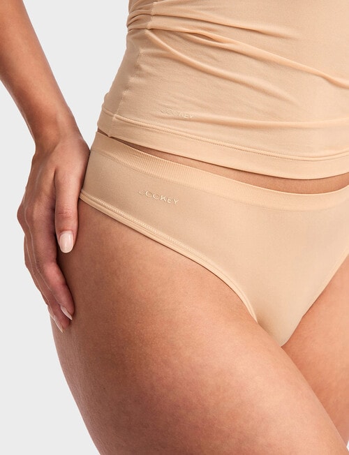 Jockey End Stretch Gee Brief, Toasted Almond product photo View 04 L