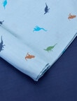Little Bundle Muslin Wrap, 2-Pack, Dino product photo View 02 S