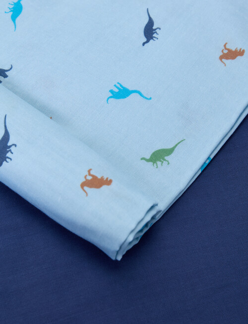 Little Bundle Muslin Wrap, 2-Pack, Dino product photo View 02 L