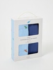 Little Bundle Muslin Wrap, 2-Pack, Dino product photo View 03 S