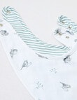 Little Bundle Muslin Dribble Bib, 2-Pack, Garden Friends product photo View 02 S
