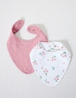 Little Bundle Muslin Dribble Bib, 2-Pack, Blossom product photo