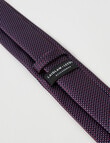 Laidlaw + Leeds Dobby Tie, Burgundy product photo View 03 S